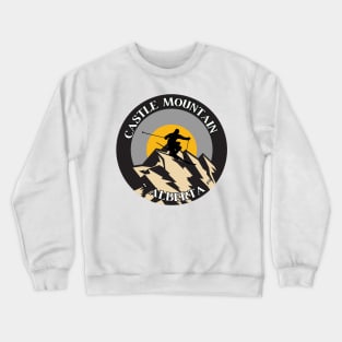 Castle Mountain Resort Ski -  Alberta Crewneck Sweatshirt